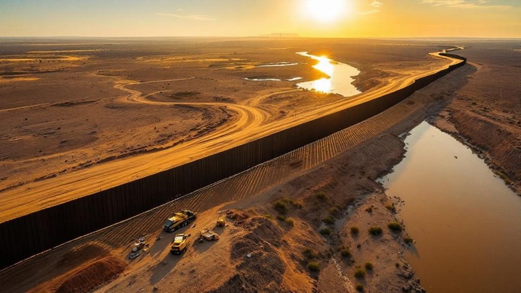 border wall treaty conflict