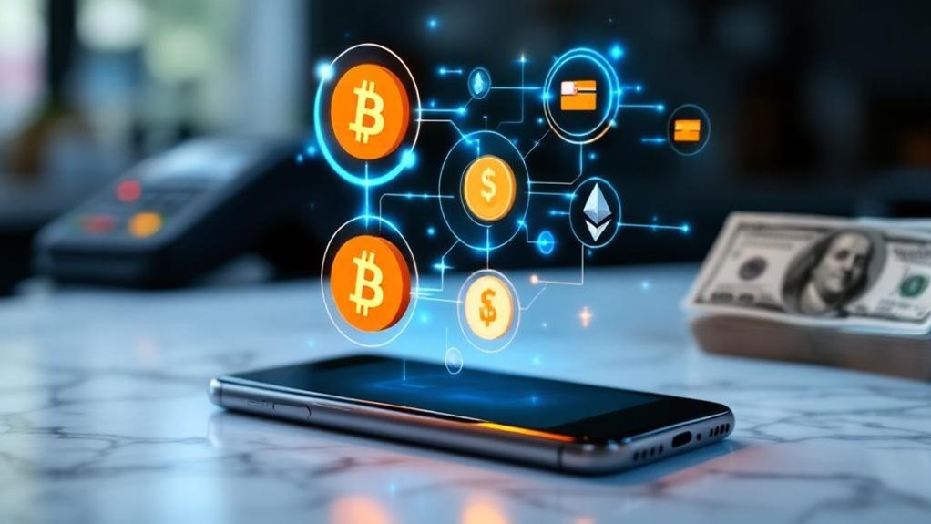 crypto or cash payments