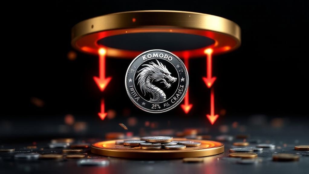 komodo value plummets dramatically